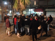 بالصور: مشادات كلامية وعراك بين الشرطة ومشجعي هبوعيل تل ابيب وسط يافا